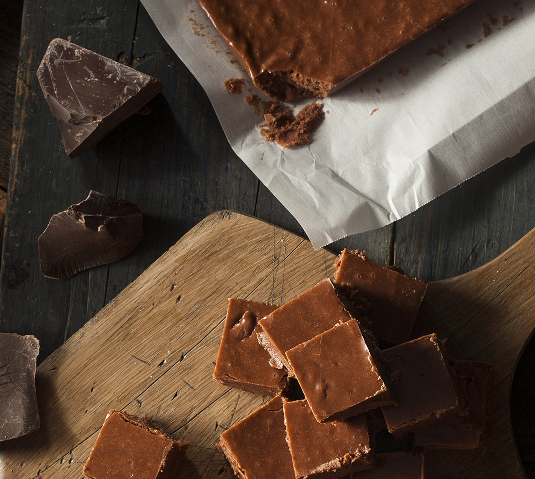 Chocolate Date Fudge Squares