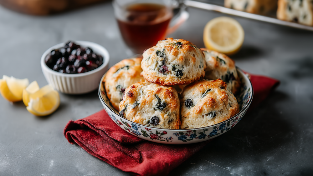 Dried Blueberry & Lemon Scones