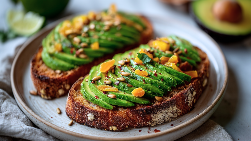 Dried Mango Avocado Toast