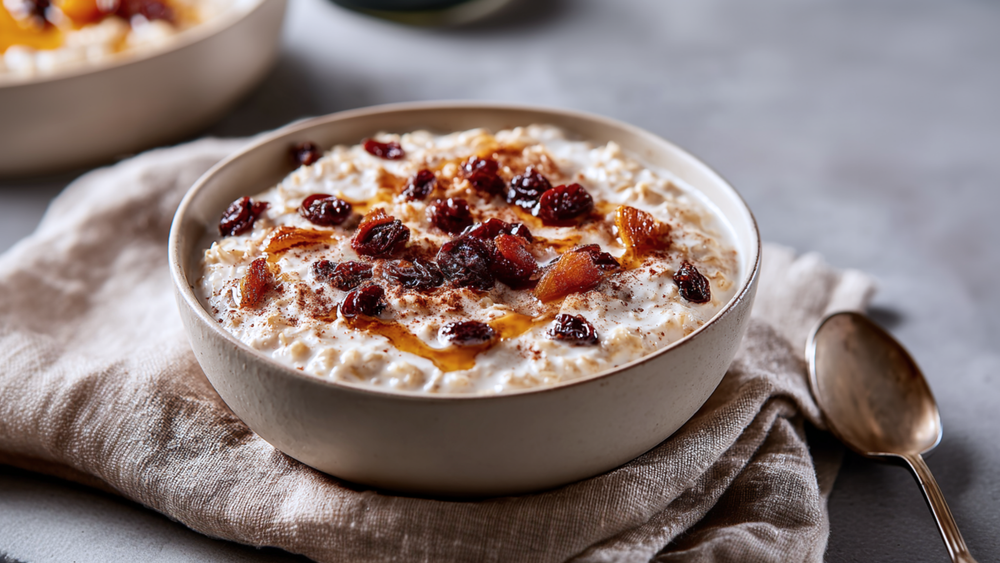 Dried Peaches & Raisins Breakfast Oats