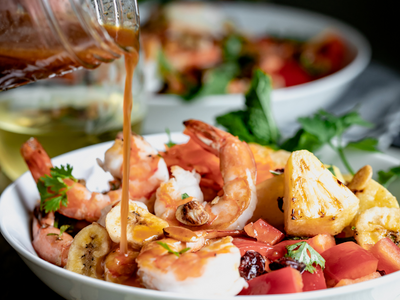 Grain-Free Grilled Shrimp and Pineapple Power Bowls
