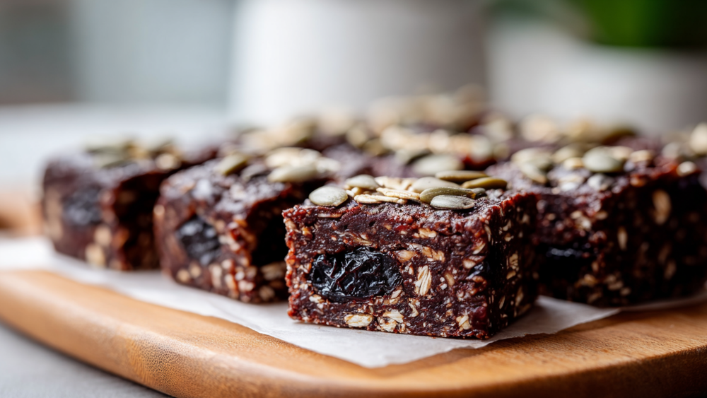 No-Bake Choco-Prune Power Bars