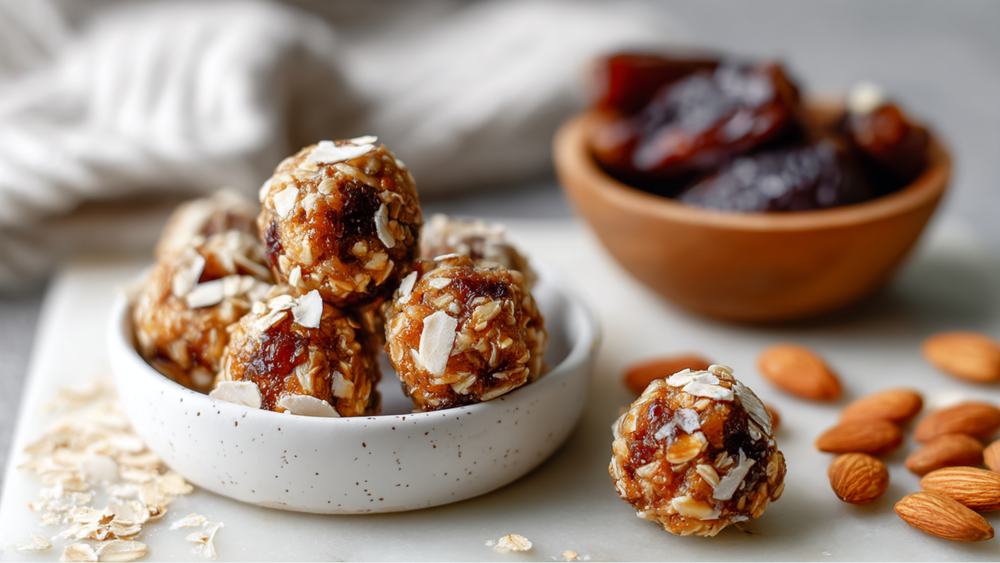 No-Bake Date Granola Bites