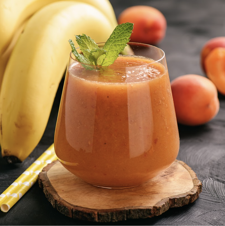 Probiotic Apricot and Banana Smoothie