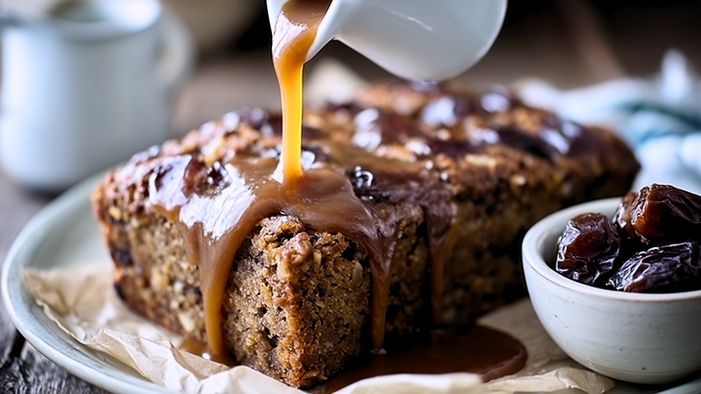 Sticky Date Pudding (Toffee Glaze)